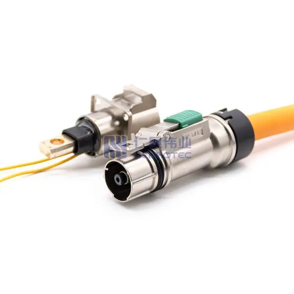 High Voltage Interlock Connector Cable 1 Pin 25mm² Line Length 0.5