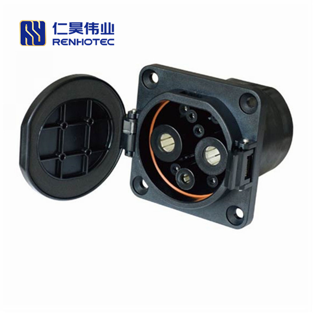 CCS COMBO1 125A 1000V Socket Connector Single Phase EV High Voltage