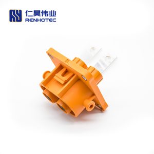 HVIL High Voltage Interlock Connector 2Pin 8mm 200A Socket Plastic W/busbar M8 Thread Hole