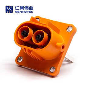 HVIL High Voltage Interlock Connector 2Pin 8mm 200A Socket Plastic W/busbar M8 Thread Hole