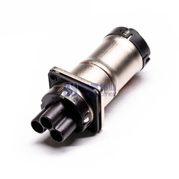 High Voltage Quick Connector 3 Pin 3.6mm 35A Straight Plug Metal Shell - Image 5