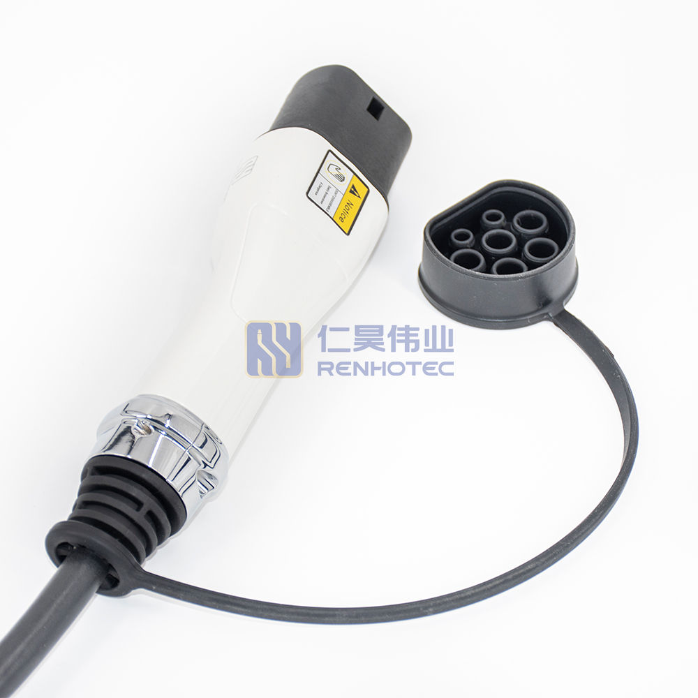 EV charger cable SAE J1772 conforms to IEC 62196-2, 16A single