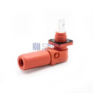 Energy Battery Storage Connector Plug Male Right Angle 150A 8mm 35mm2 IP67 Red
