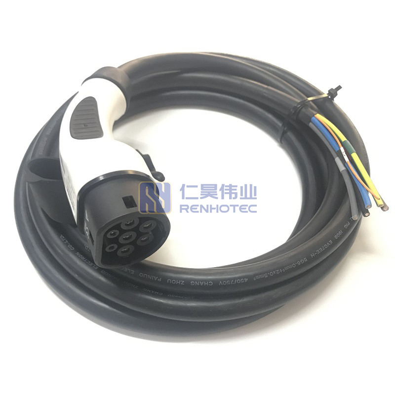 IEC 62196 Type 2 AC Charging Plug 16A 250V Single Phase Connector