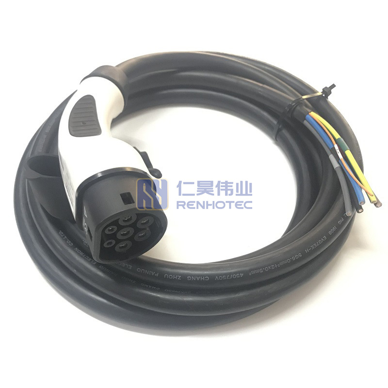 16A Type2 to Type 2 Single Phase Electric Vehicle Charging Cable