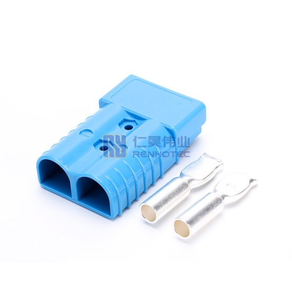 2 Way Forklift  Battery  Power Cable Connectors 350A - Image 2