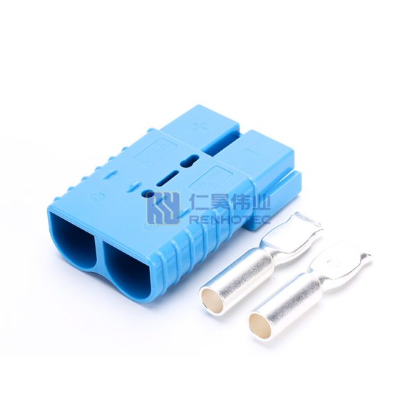 2 Way Forklift  Battery  Power Cable Connectors 350A - Image 4