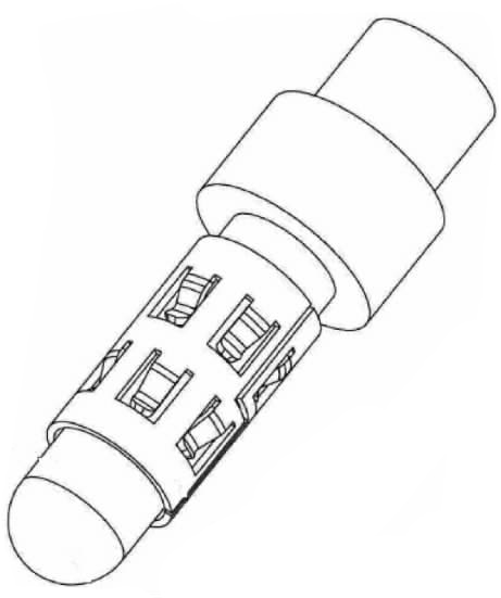 Leaf-Spring-Contact-Structure