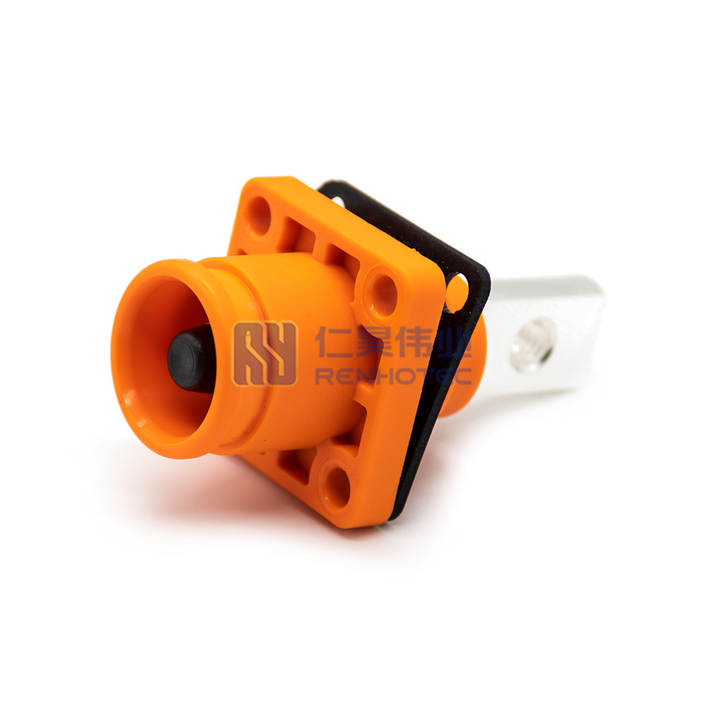thumbnail image 2 of 2PCS 200A All-Copper Battery Terminal Connectors For Lithium & Energy Storage – Red/Black 2 of 4