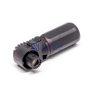 Energy Battery Storage Connector Right Angle 200A Black 50mm2 Unshielded Cable