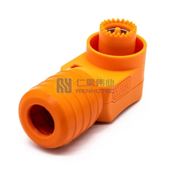 Energy Battery Storage Connector Right Angle 350A Orange