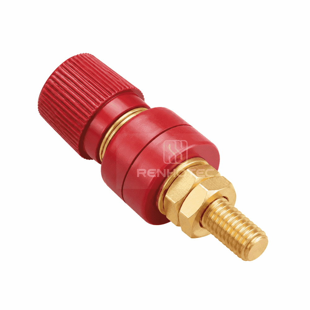Binding Post Terminal Connectors100A Outer Screw(M8) Red