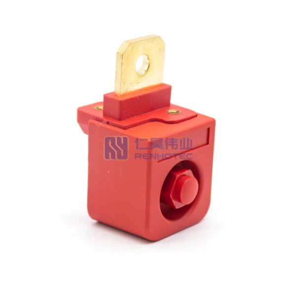 Feed Through Junction Blocks 130A Outer Screw(M8) Red