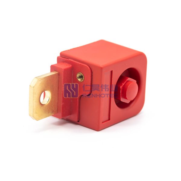 Feed Through Junction Blocks 130A Outer Screw(M8) Red - Image 2