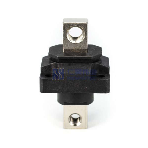 Single Stud Type Junction Blocks 150A Busbar with M8 Busbar with M6 Flange Mounting Black