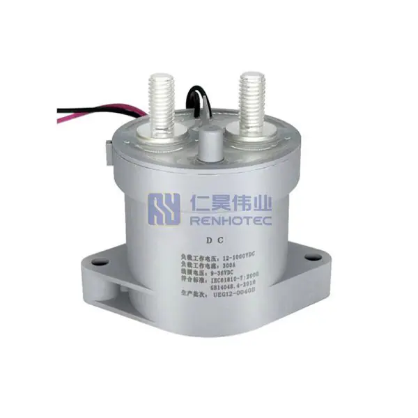 High Voltage DC Contactor SPST-NO 48V COIL 300A - Renhotec EV
