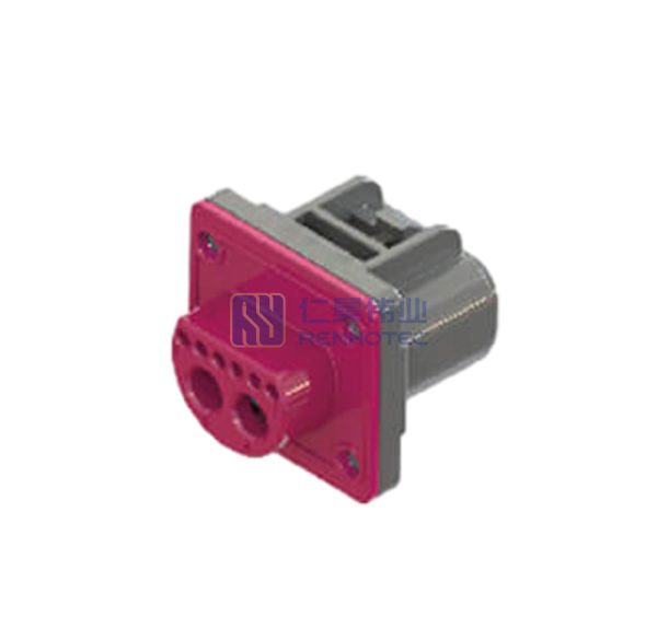 2+6Pin Hybrid Power Connector Straight Socket 60A