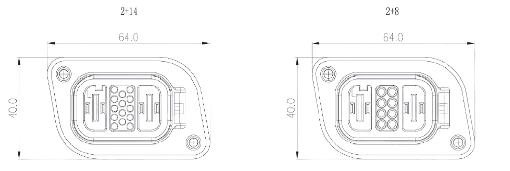 Hybrid Connector Drawing