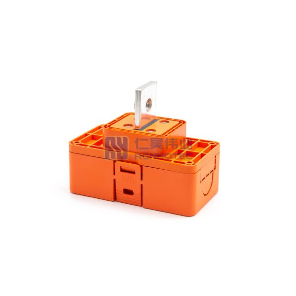 200A Waterproof High Voltage Battery Box Connector Orange