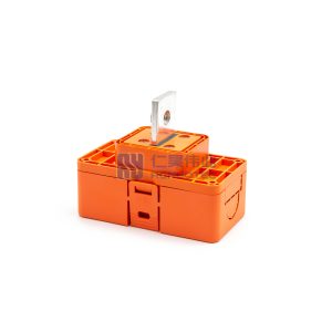 500A Waterproof High Voltage Battery Box Connector Orange