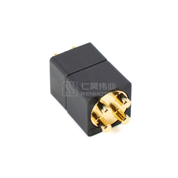 20A floating board to board connector 3mm contact straight male one position four soldering leg through hole (DIP) - Image 5