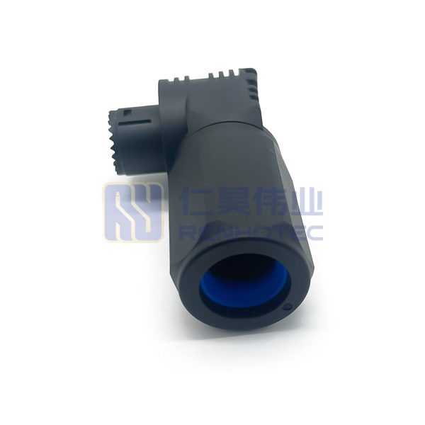 Battery Storage Connector 10.3mm2 Right angle Plug 120mm2 Black - Image 3