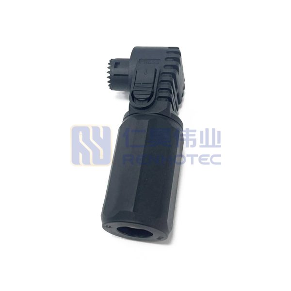 Battery Storage Connector 8mm2 Right angle Plug 70mm2 Black - Image 2