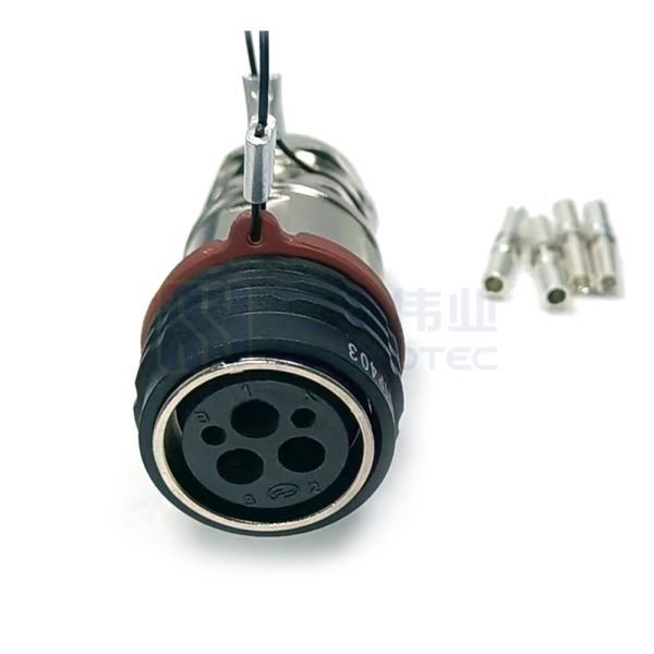 High Voltage HVG Connector 3+2 Female Plug for Automotive Car