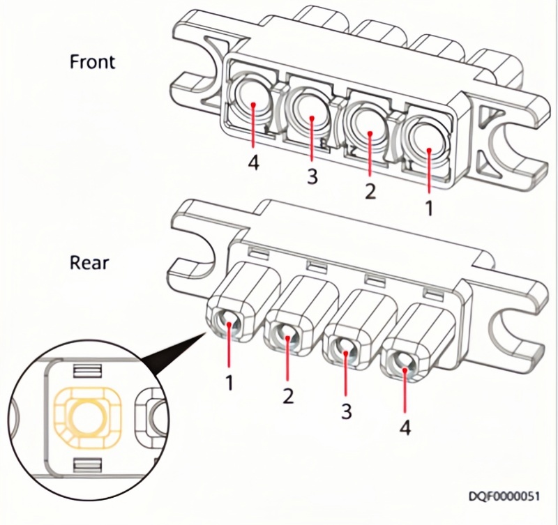 DQF0000047 Input Drawer Connector
