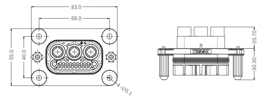 120-1-Male End (Floating Connection)