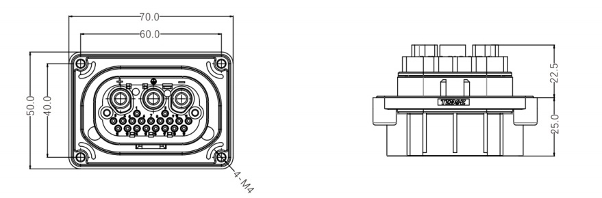 3-Female End with Nut (Floating Connection)