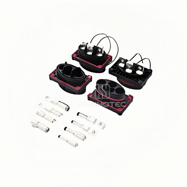 3+22Pin Hybrid Power Connector, 300A/350A 1500V DC Male Female Stackable Connector IP67 Waterproof Straight - Image 2