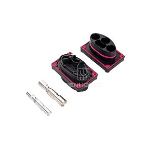 3+22Pin Hybrid Power Connector, 300A/350A 1500V DC Male Female Stackable Connector IP67 Waterproof Straight