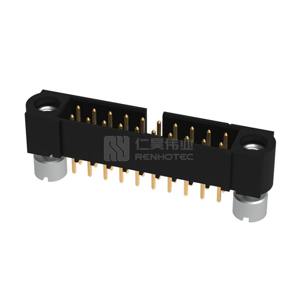 20 Pos 800V 3A 2.00mm Power M80 Male Socket Rectangular Connector