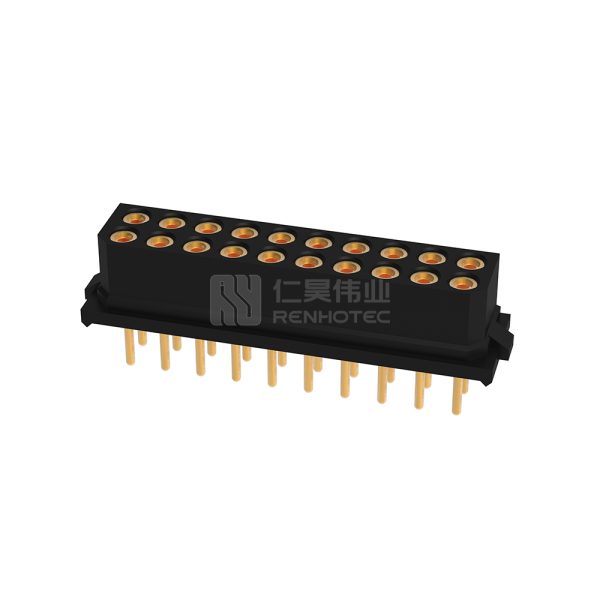 20 Pos 2.00mm Power M80 Female Socket Rectangular Connector