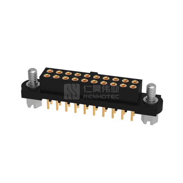 20 Pos 120V 3A 2.00mm Power M80 Female Socket Rectangular Connector
