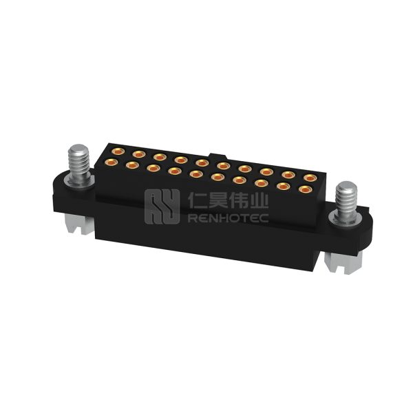 20 Pos 120V 3A 2.00mm Power M80 Female Plug Rectangular Connector for 24-28AWG