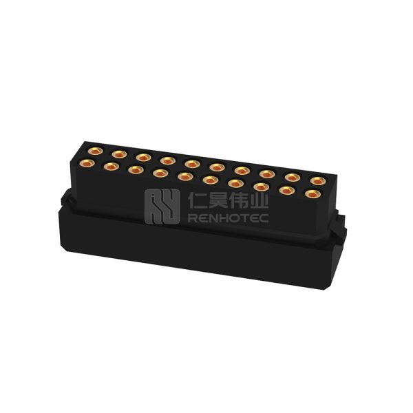 20 Pos 800V 3A 2.00mm Power M80 Female Plug Rectangular Connector