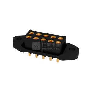 10 Pos 3.00mm Power M80 Female Socket Rectangular Connector