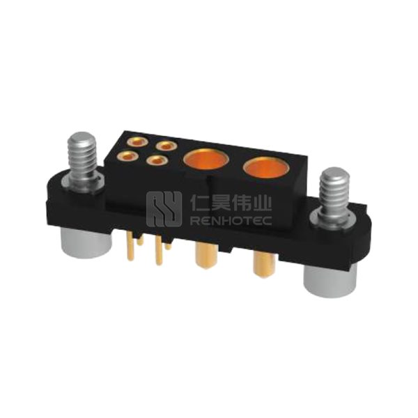 4+2 Pos 2.00mm/4.00mm Power M80 Female Socket Rectangular Connector