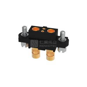 2+2 Pos 2.00mm/4.00mm Power M80 Female Socket Rectangular Connector