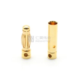 3mm Banana Plug Socket Brass Gold Plated Battery Terminal 20A