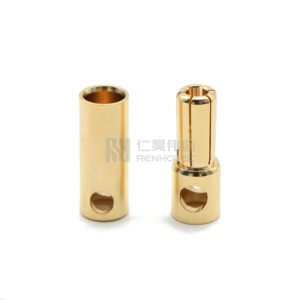 5.5mm Banana Plug Socket Brass Gold Plated Battery Terminal 55A