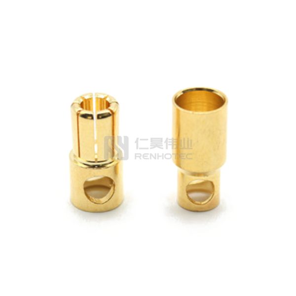 6mm Banana Plug Socket Brass Gold Plated Battery Terminal 60A