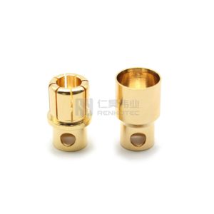 8mm Banana Plug Socket Brass Gold Plated Battery Terminal 80A