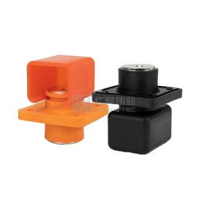 Wall-Through Type 600A Brass Threaded Feed-Through Terminal Block for Chassis, RV, and Battery Box Connections