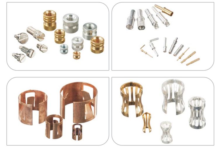 Power Drawer Connector Contacts with Gold / Silver Plating