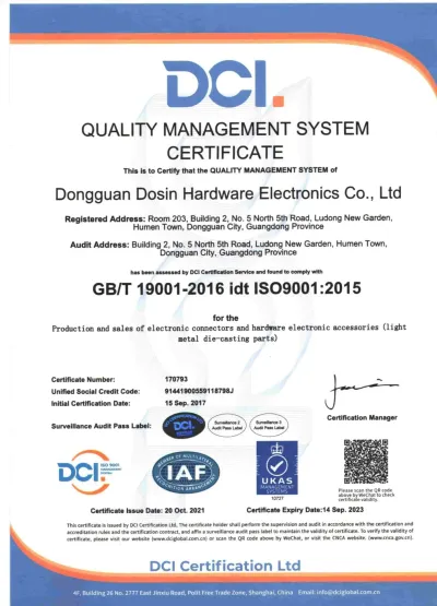 ISO 9001 Certified