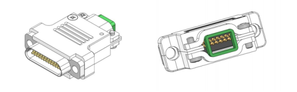 Micro-D-Steckverbinder, Lötversion (Stecker und Buchse)