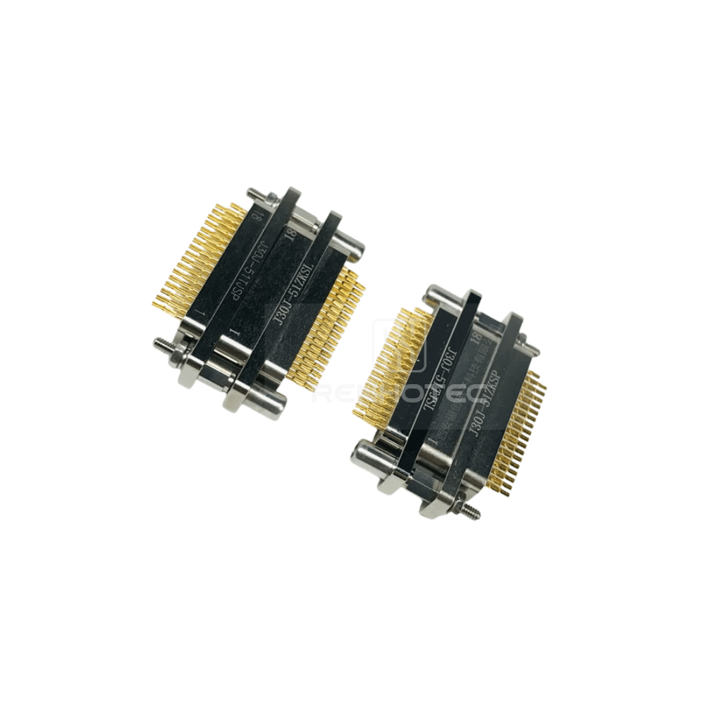 J30J(MIL-DTL-83513 / MDM) Metal Shell 51pin Solder Cup Micro-D MIL-Spec Female Connector with L Jackscrew